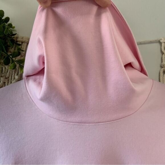 L.L. BEAN Women’s Pima 100% Cotton Cowl Neck Long Sleeve Tee Pink Size Medium - Picture 3 of 9